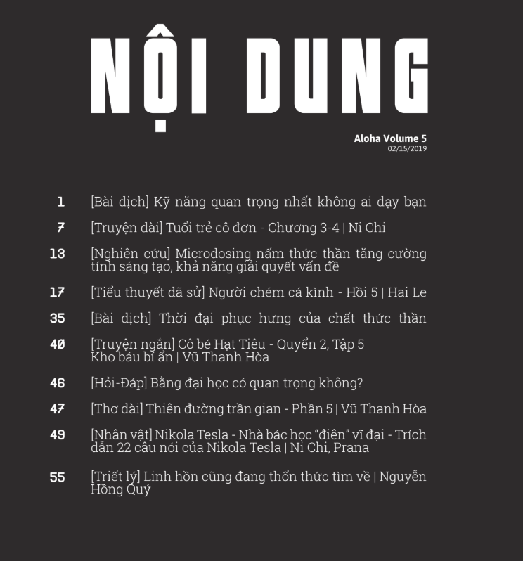 Tạp chí Aloha Volume 5 6