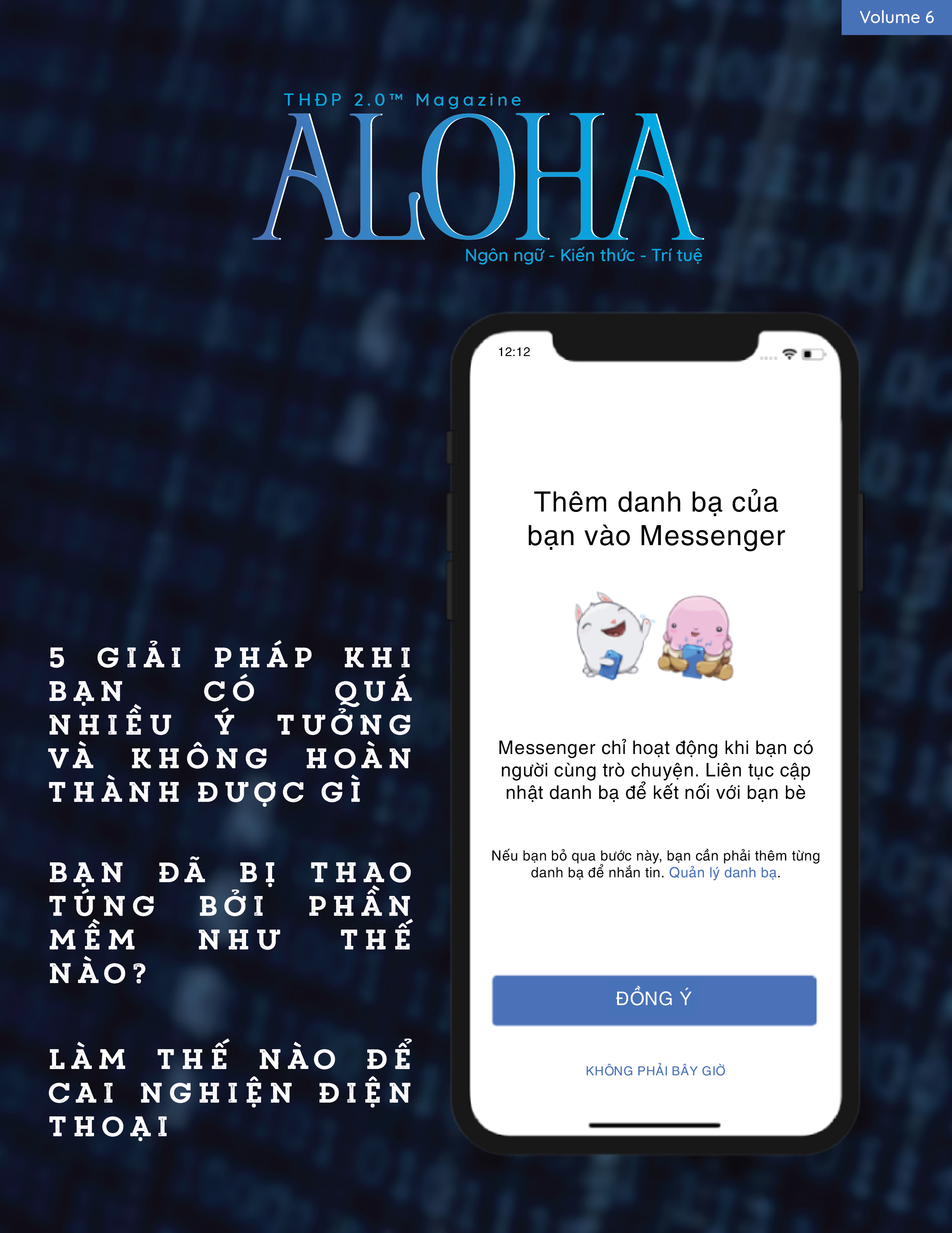 Tạp chí Aloha - Triết Học Đường Phố 2.0 Magazine aloha 6 cover