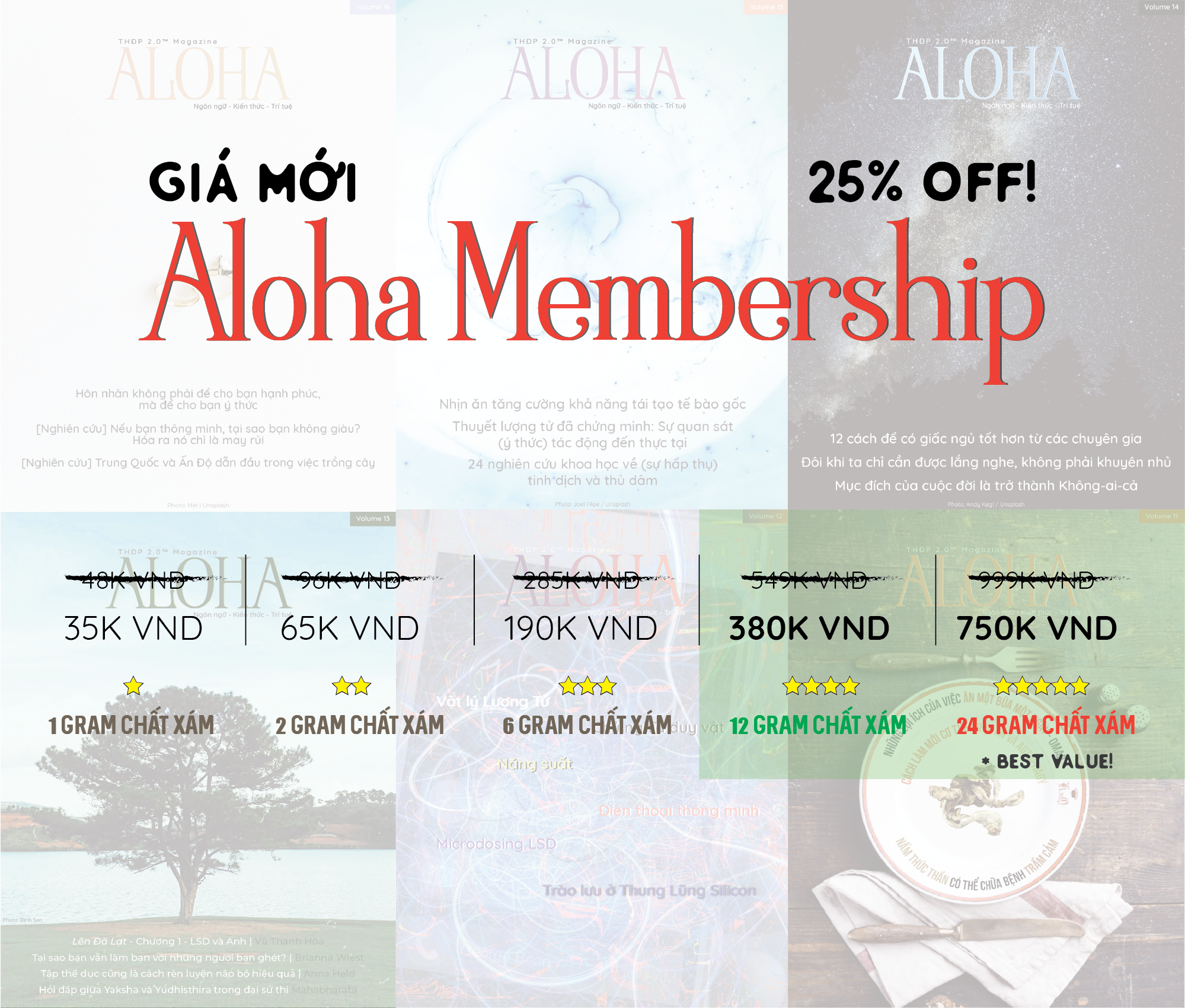 Tạp chí Aloha volume 16 Aloha Sale