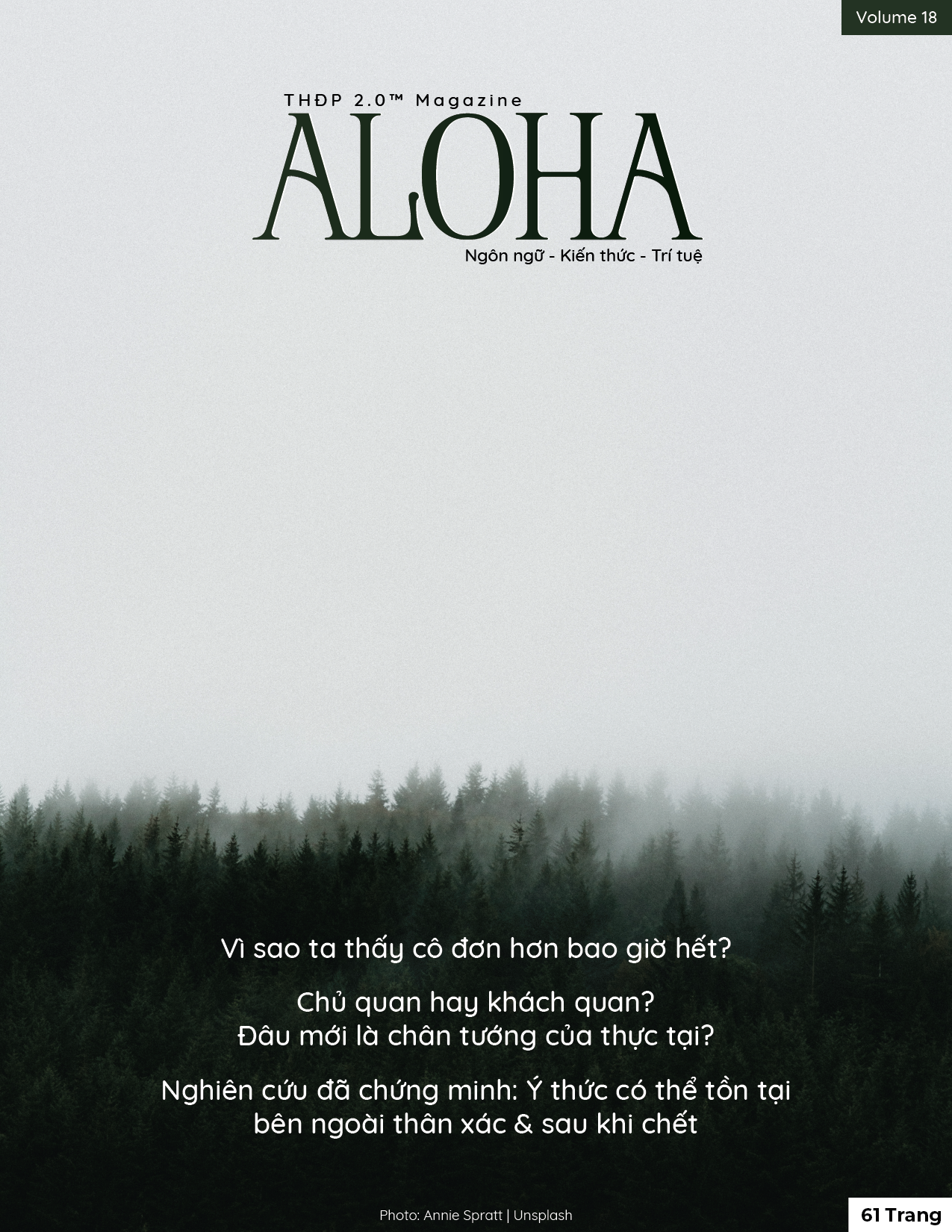 Tạp chí Aloha - Triết Học Đường Phố 2.0 Magazine Aloha 18