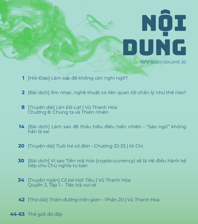 Tạp chí Aloha volume 20 1